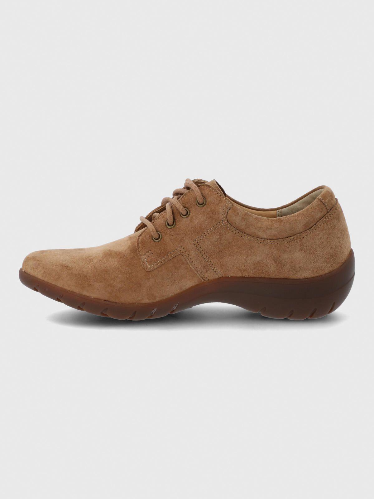 Zapato Cuero Mujer Rojam Café-6