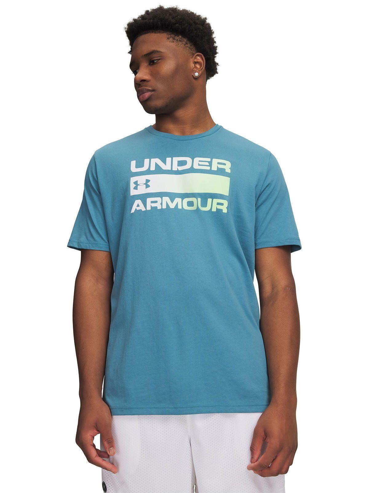 Polera M/C Hombre Team Issue Wordmark Polera Azul-0
