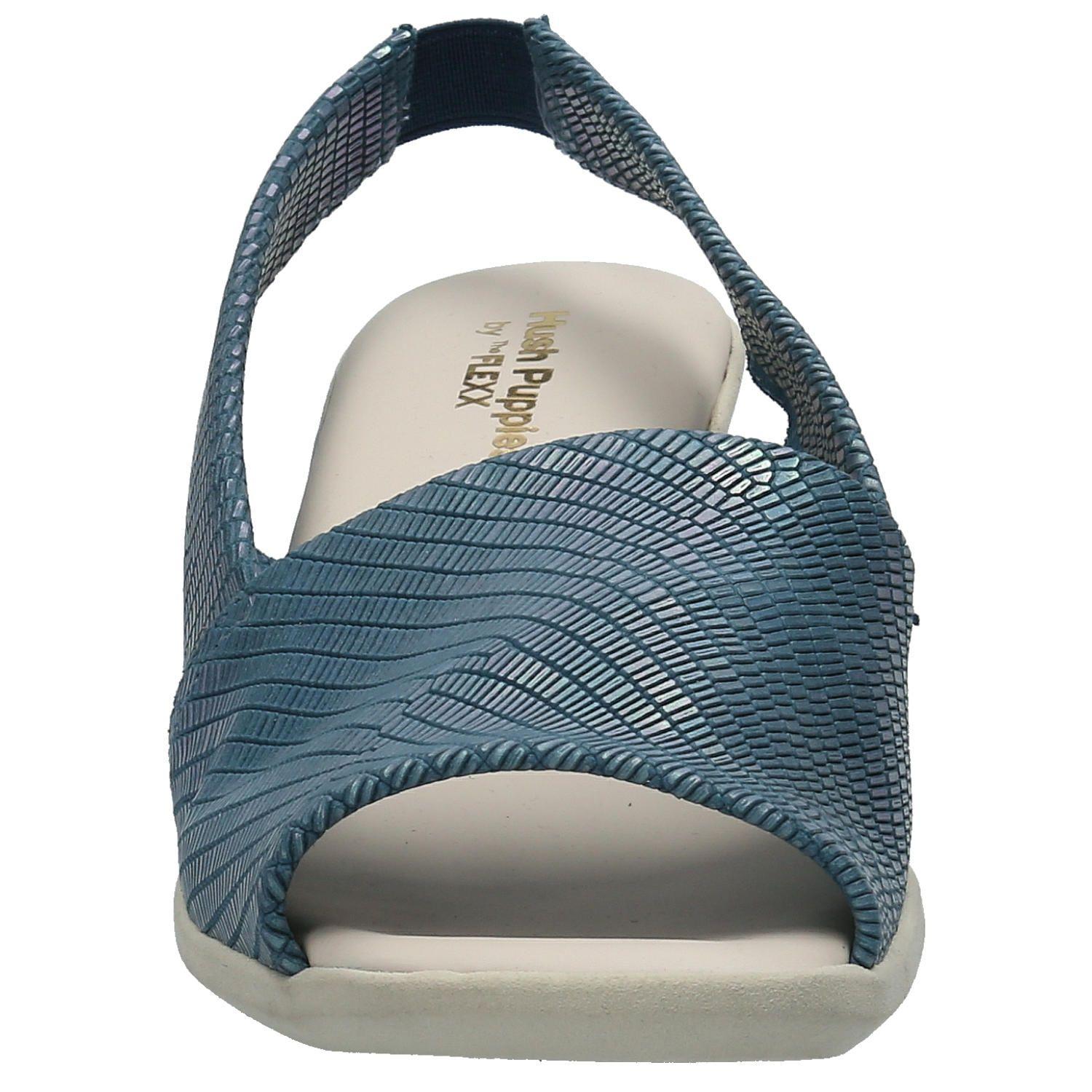 Sandalia Cuero Mujer Barton Azul-2