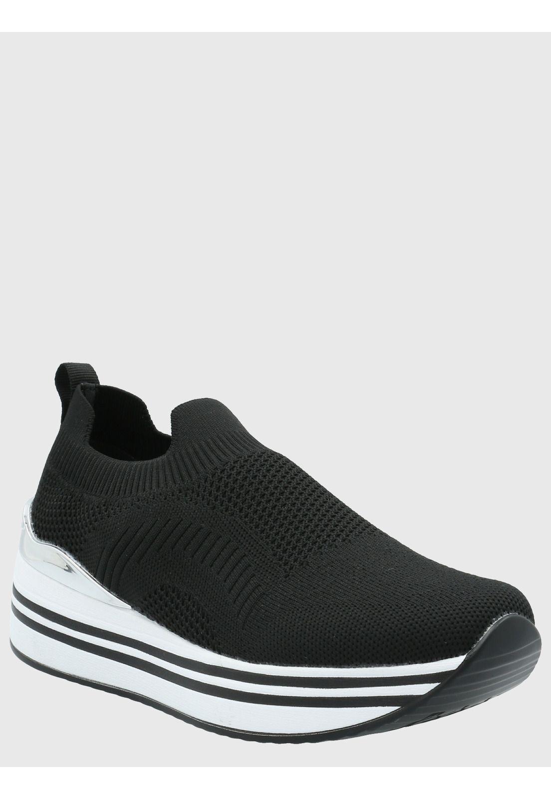 Zapatilla Mujer Biagio Negro -0