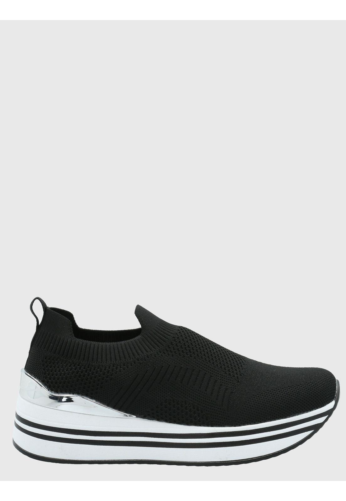 Zapatilla Mujer Biagio Negro -1