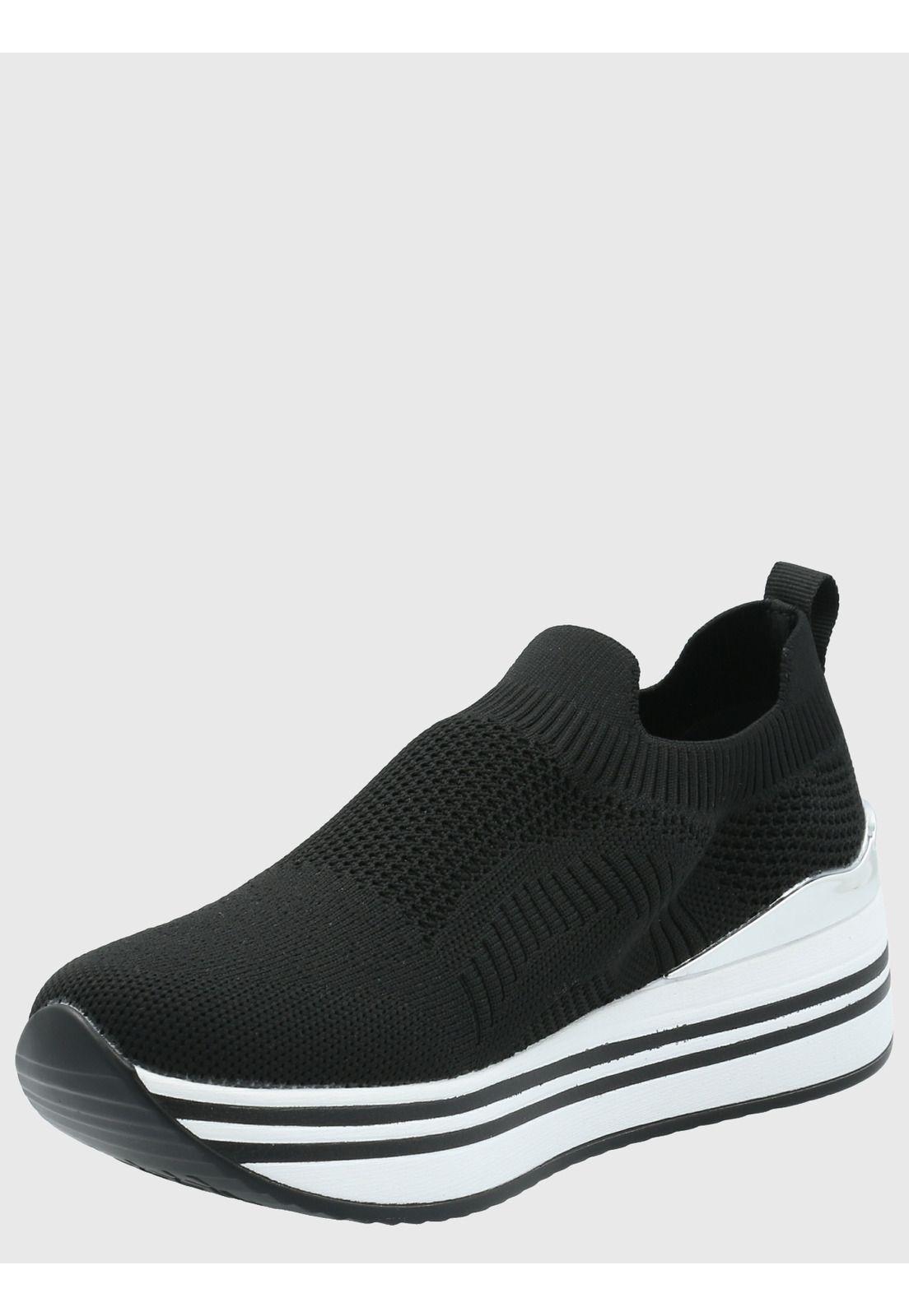 Zapatilla Mujer Biagio Negro -4