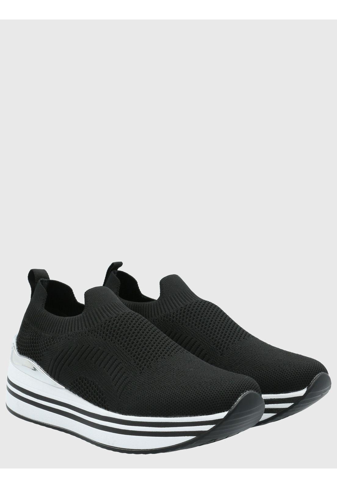 Zapatilla Mujer Biagio Negro -7