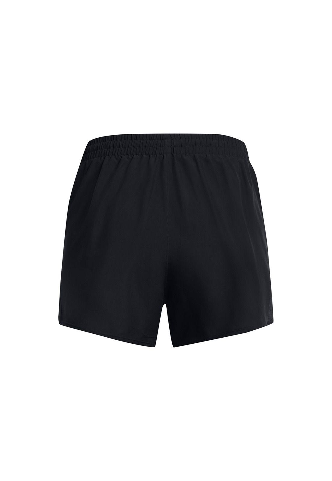 Shorts UA Fly-By de 3" para mujer Negro-1