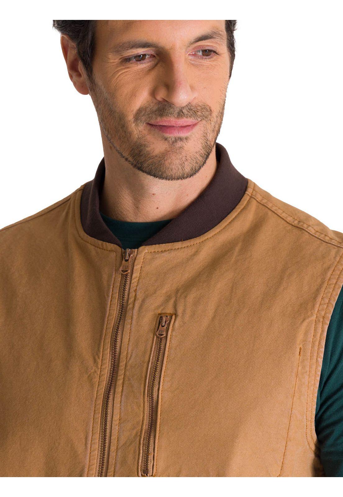 Chaqueta Sin Mangas Hombre Utility Beige-4