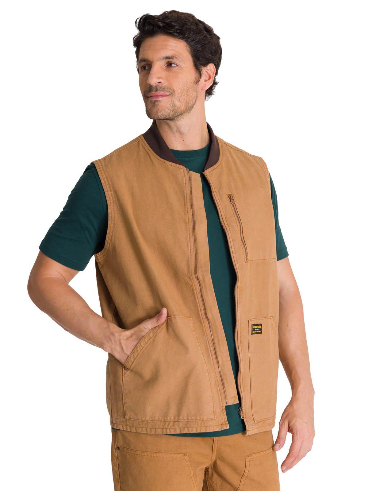 Chaqueta Sin Mangas Hombre Utility Beige-0