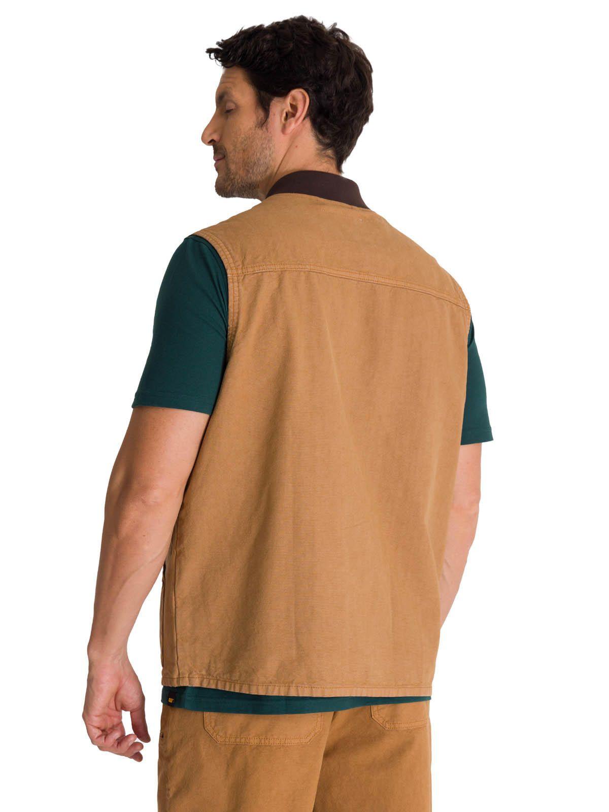 Chaqueta Sin Mangas Hombre Utility Beige-3