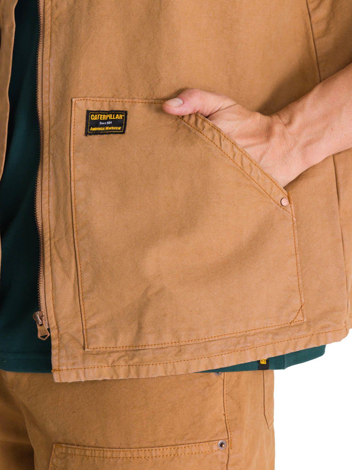 Chaqueta Sin Mangas Hombre Utility Beige-5