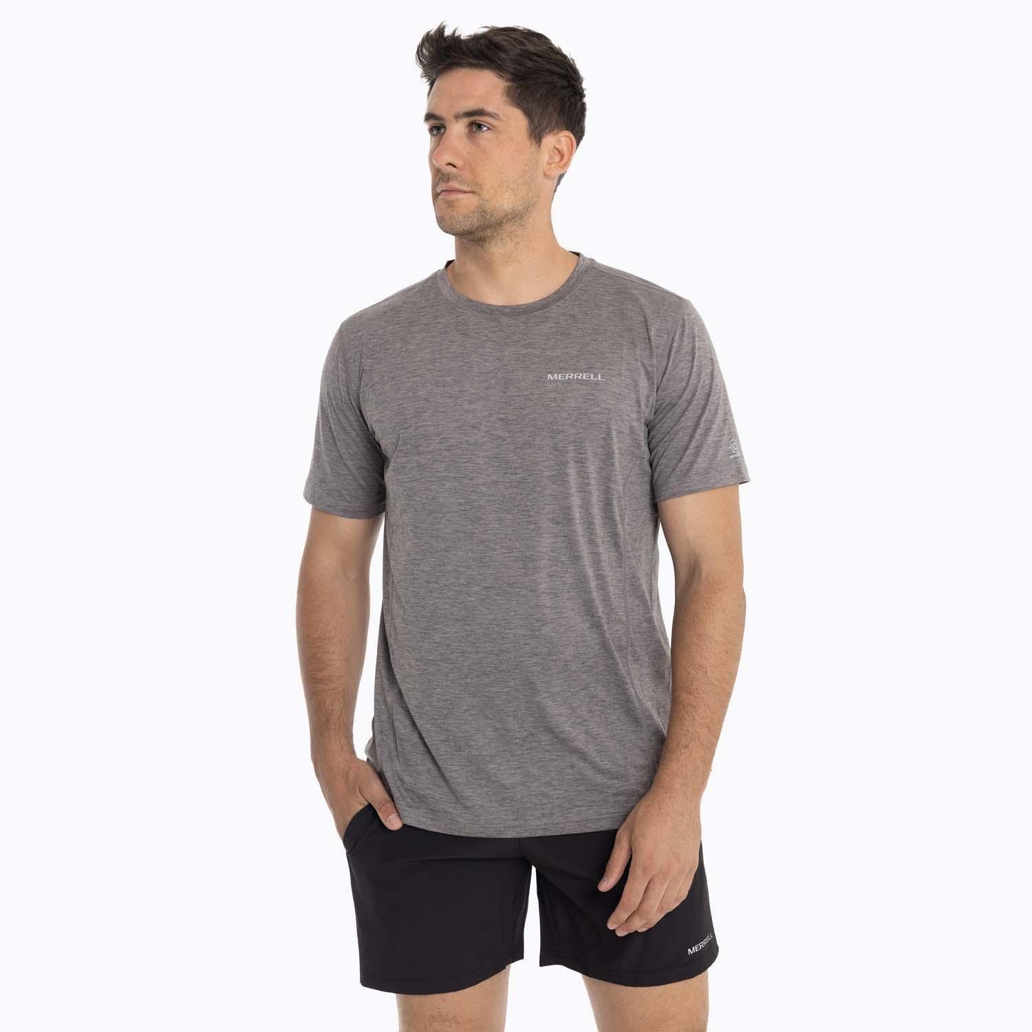 Polera Hombre Sport Sabine Gris Merrell-0