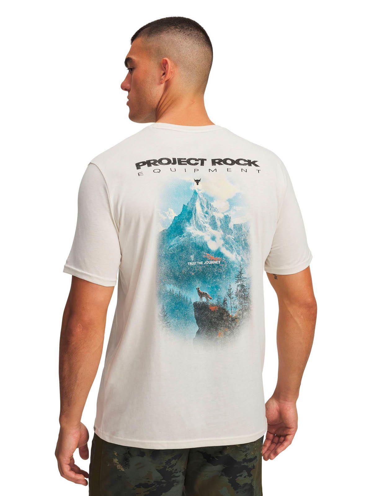  Polera Manga Corta Training para hombre Project Rock café -1