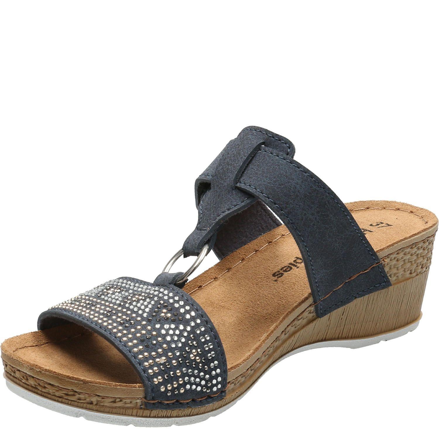 Sandalia Mujer Bax Azul-3