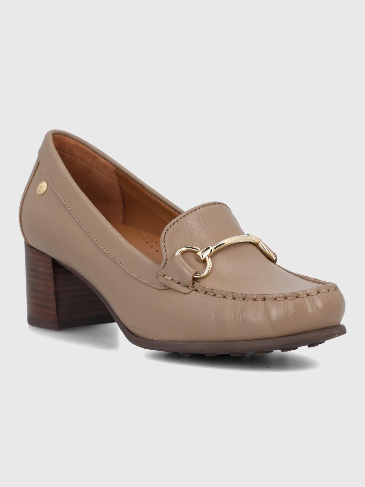 Zapato Cuero Mujer Beata II Beige-0