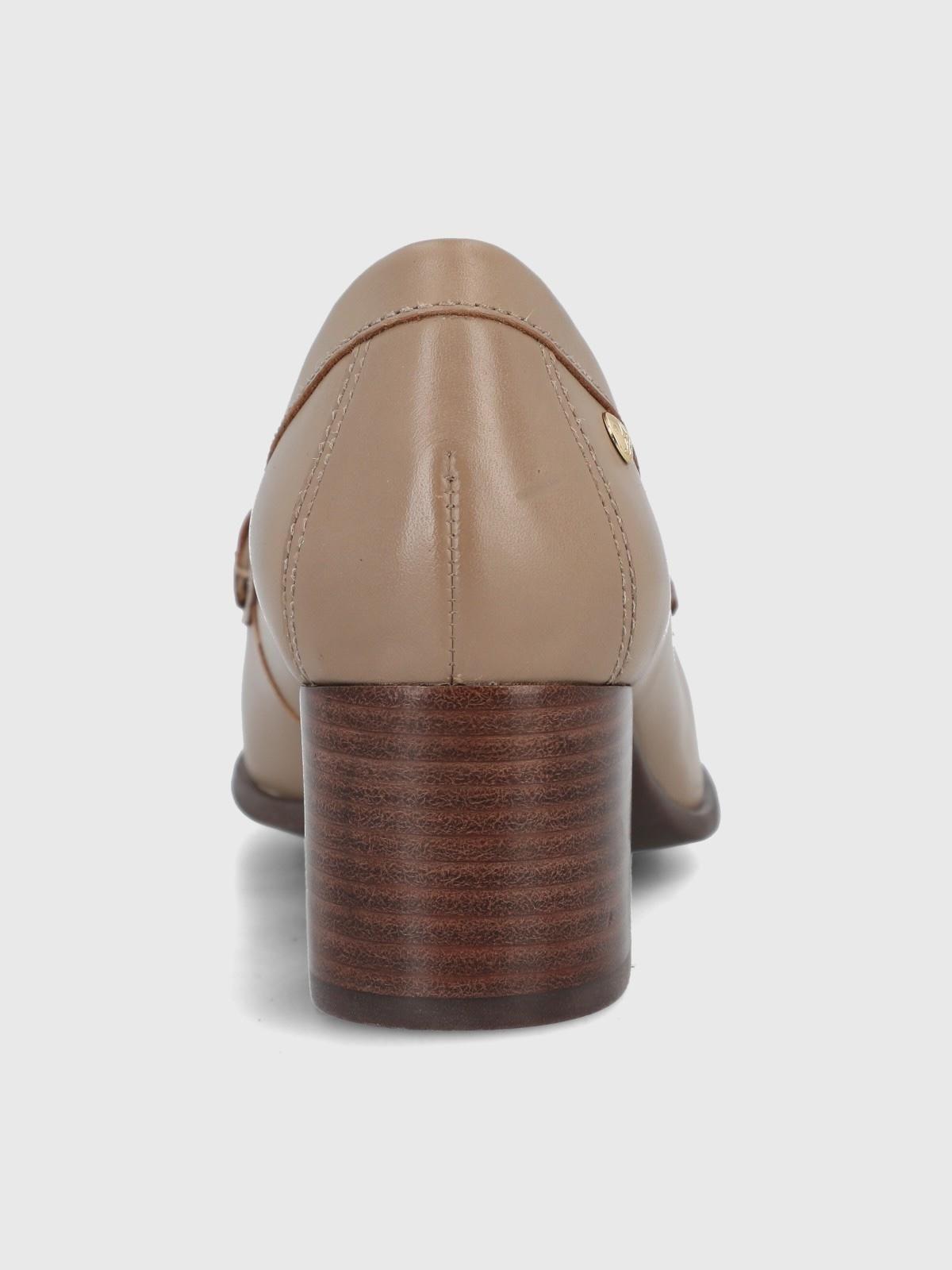 Zapato Cuero Mujer Beata II Beige-6