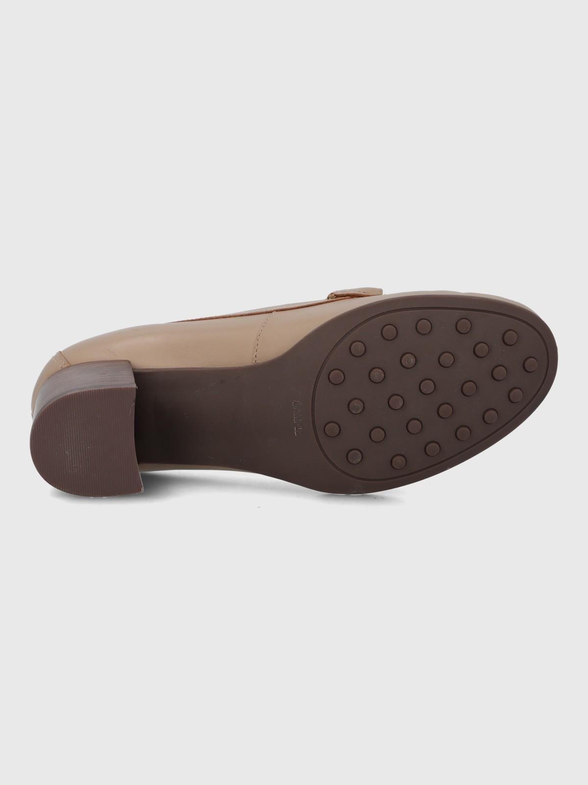 Zapato Cuero Mujer Beata II Beige-7