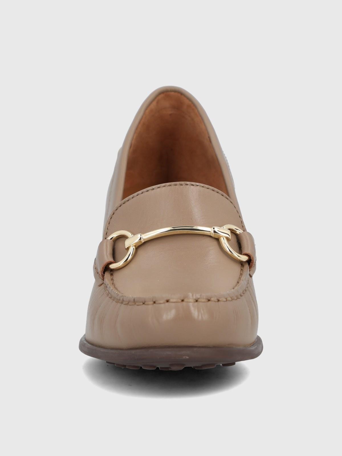 Zapato Cuero Mujer Beata II Beige-3