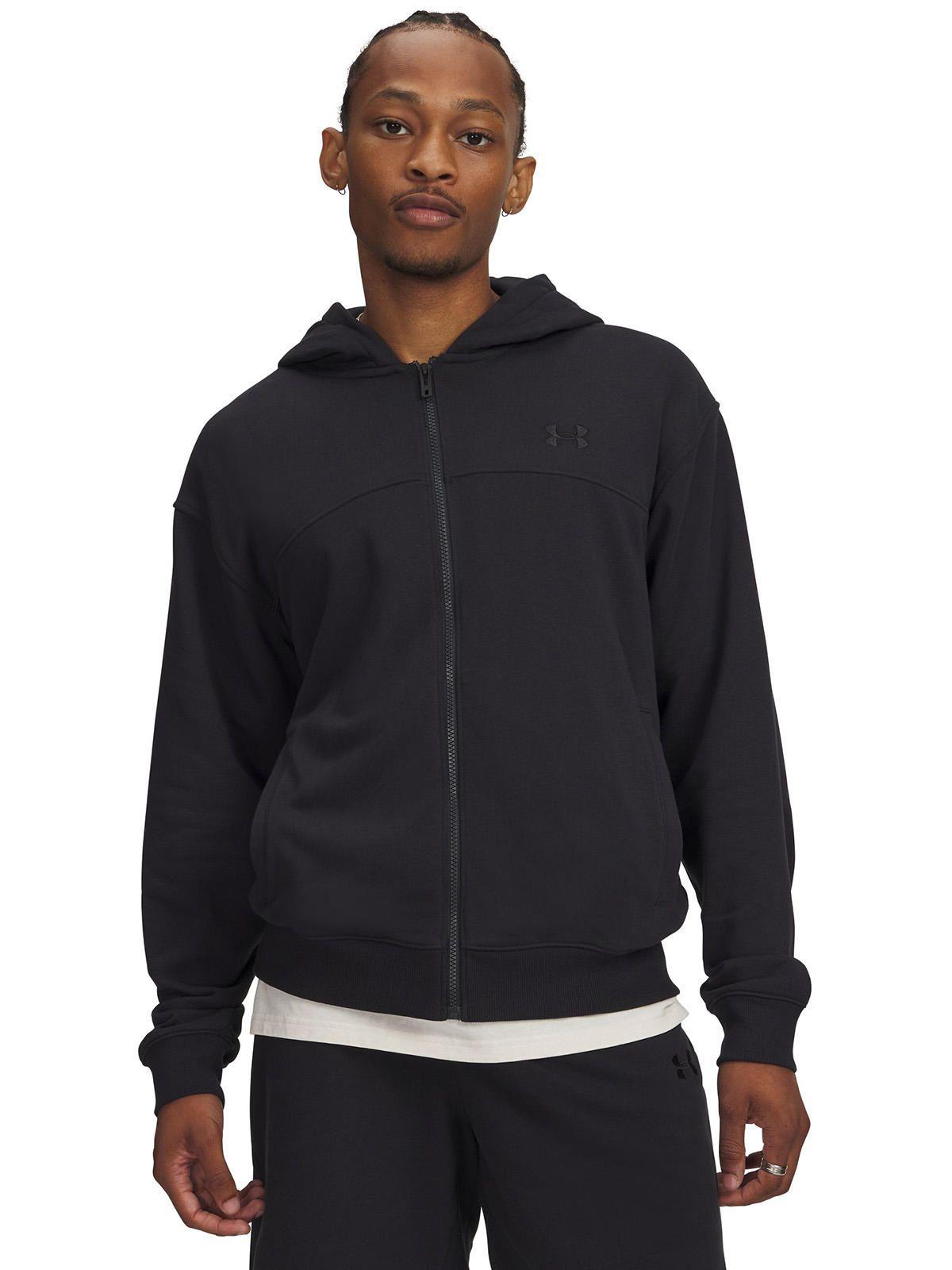 Poleron Hombre Rival Lightweight Full Zip Negro-0