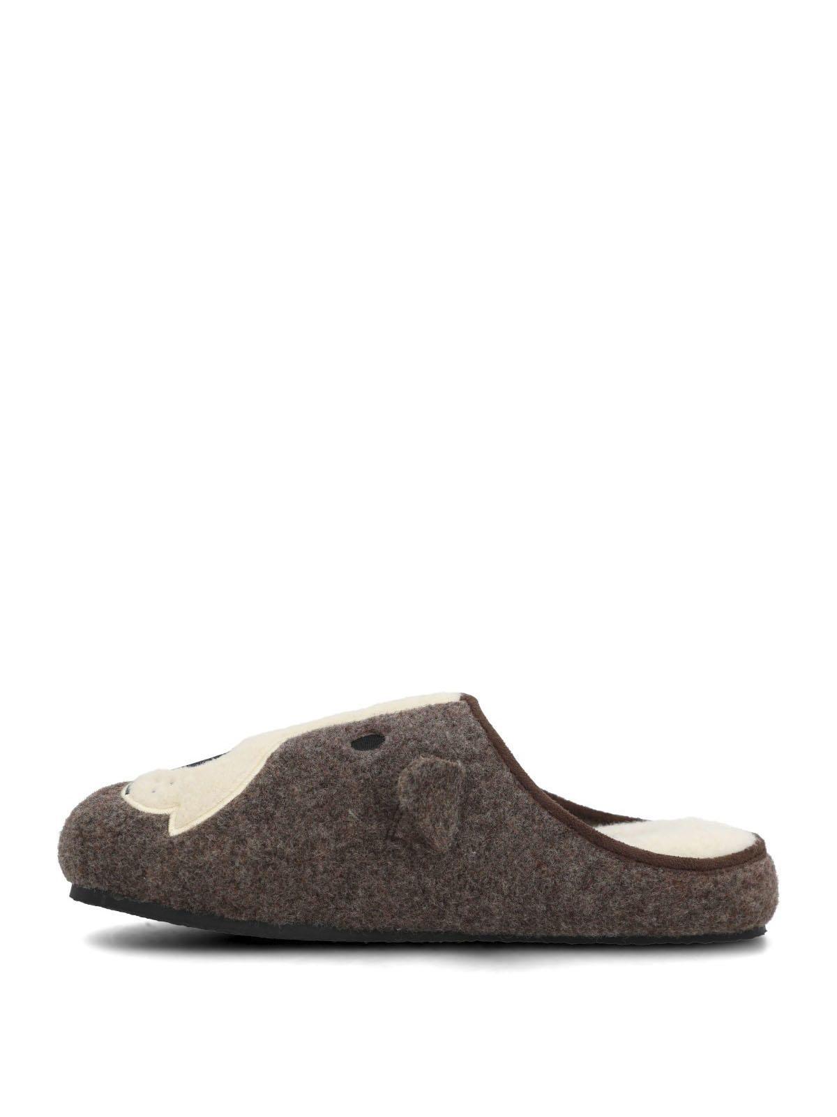 Pantufla Hp Slipper Bordercol Chocolate-4