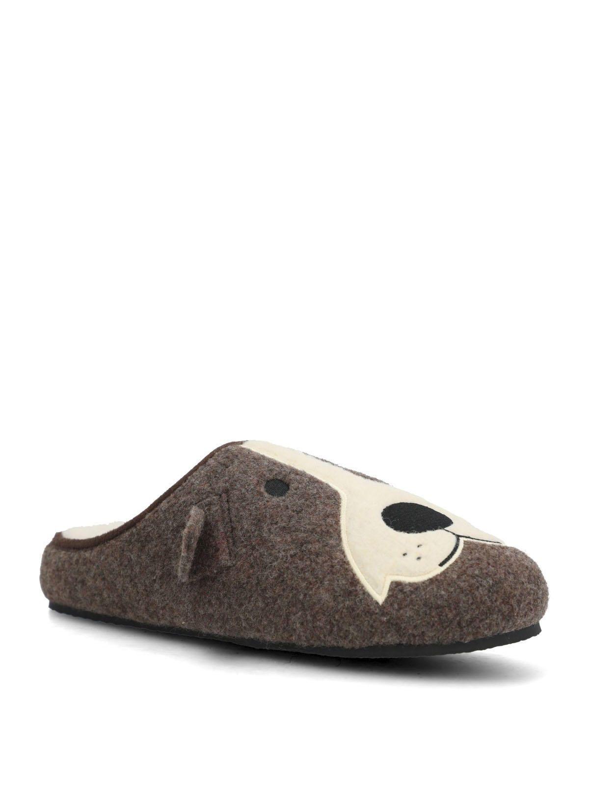 Pantufla Hp Slipper Bordercol Chocolate-1