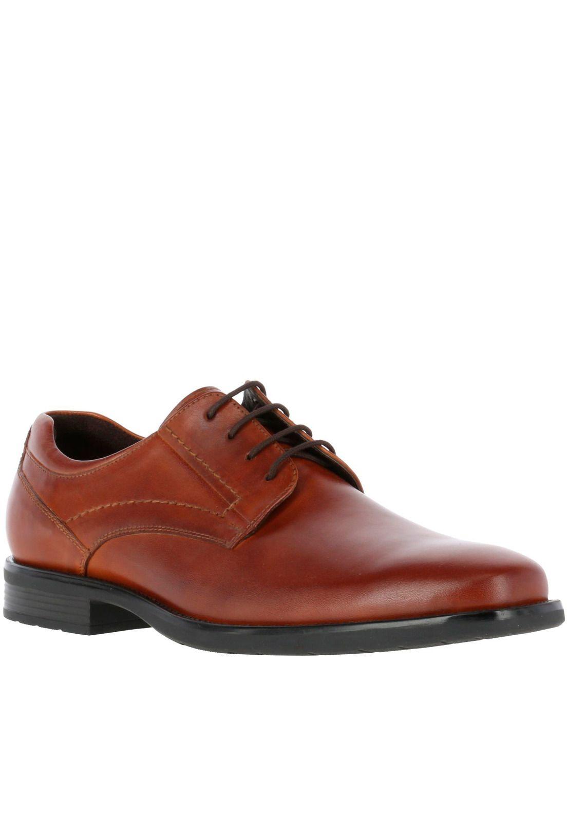 Zapato Cuero Richard Ii Café-0