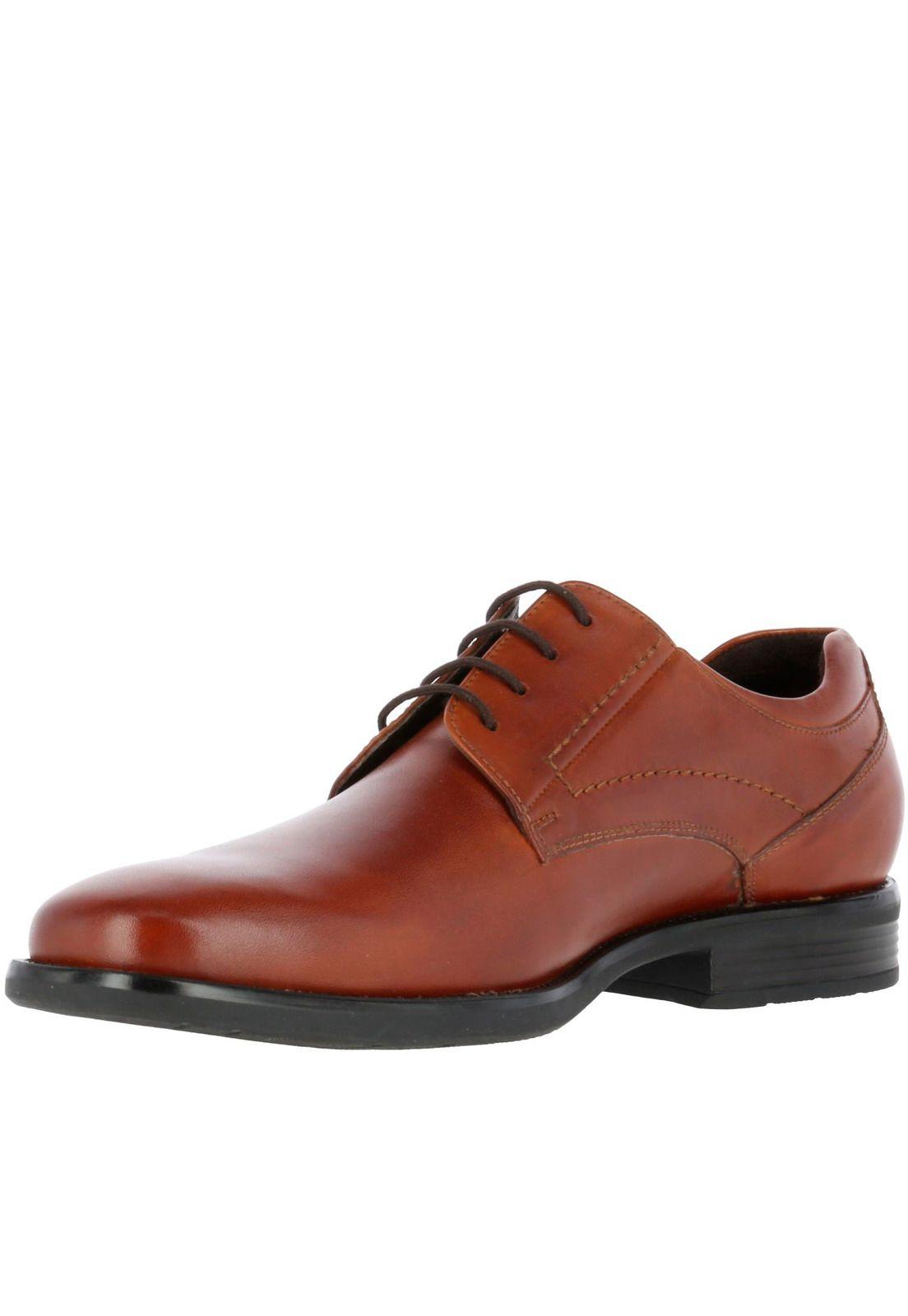 Zapato Cuero Richard Ii Café-1