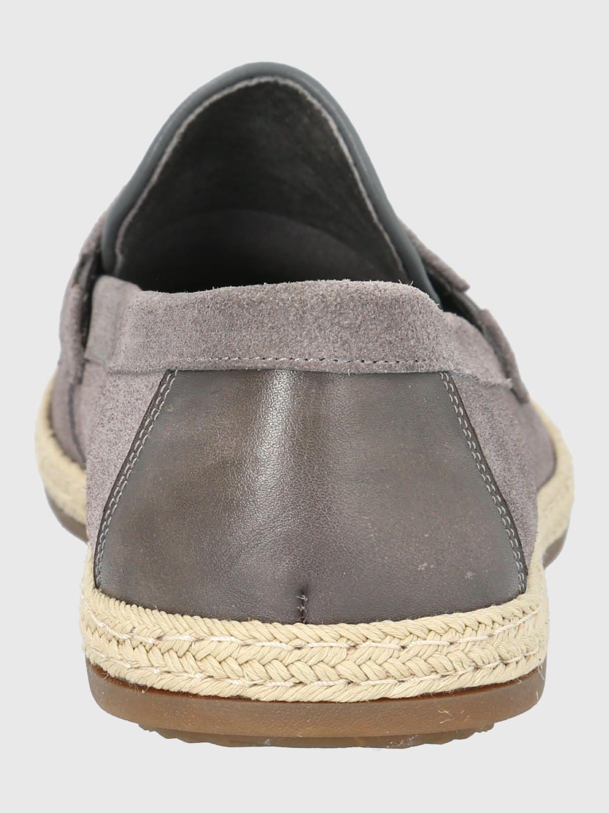 Mocasín Cuero Gris Hombre Montella -5