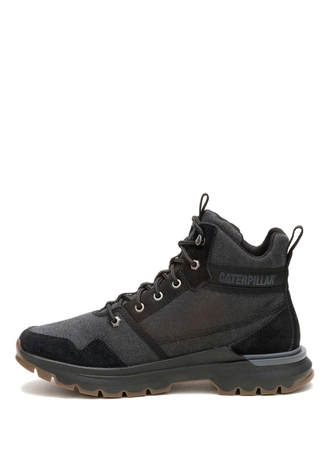 Zapatilla Con Caña Hombre Colorado Sneaker Negro-3