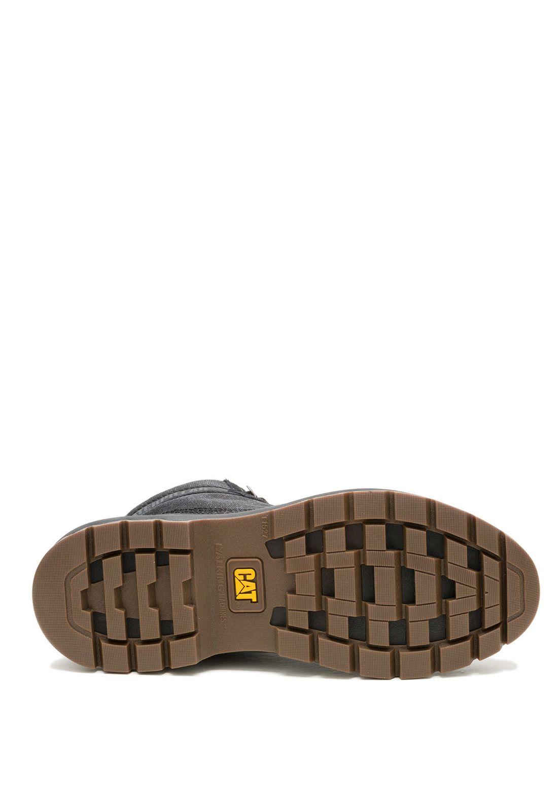 Zapatilla Con Caña Hombre Colorado Sneaker Negro-7