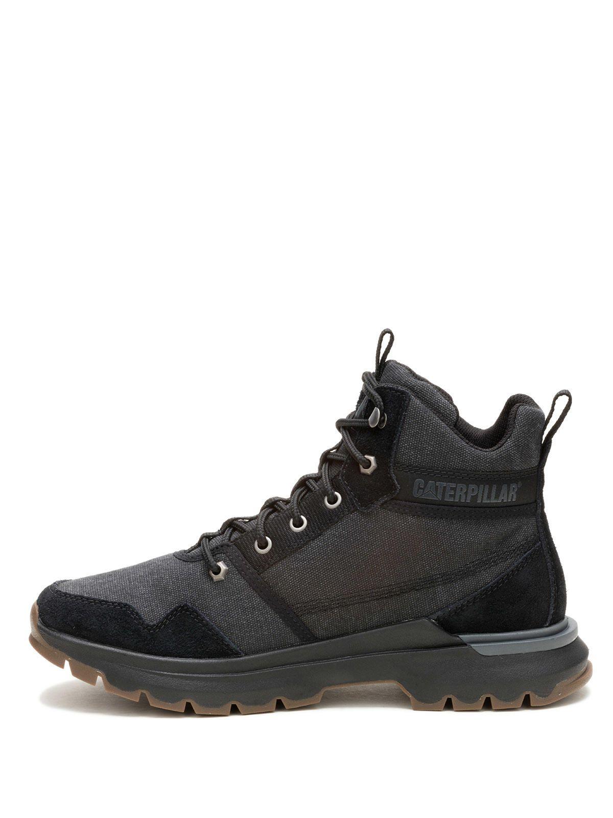 Zapatilla Con Caña Hombre Colorado Sneaker Negro-3