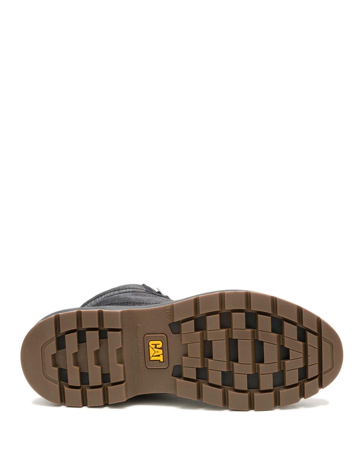 Zapatilla Con Caña Hombre Colorado Sneaker Negro-7