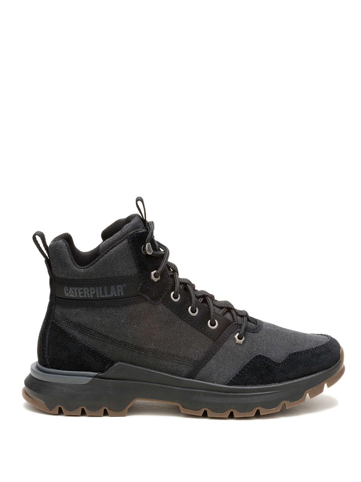 Zapatilla Con Caña Hombre Colorado Sneaker Negro-1