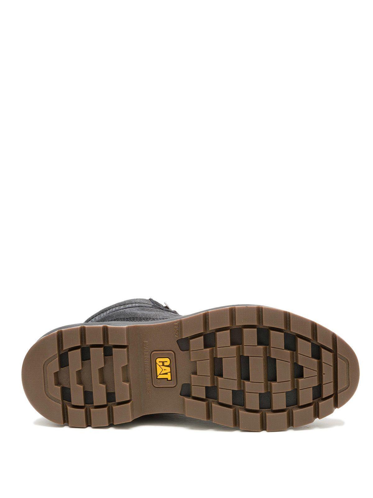 Zapatilla Con Caña Hombre Colorado Sneaker Negro-7