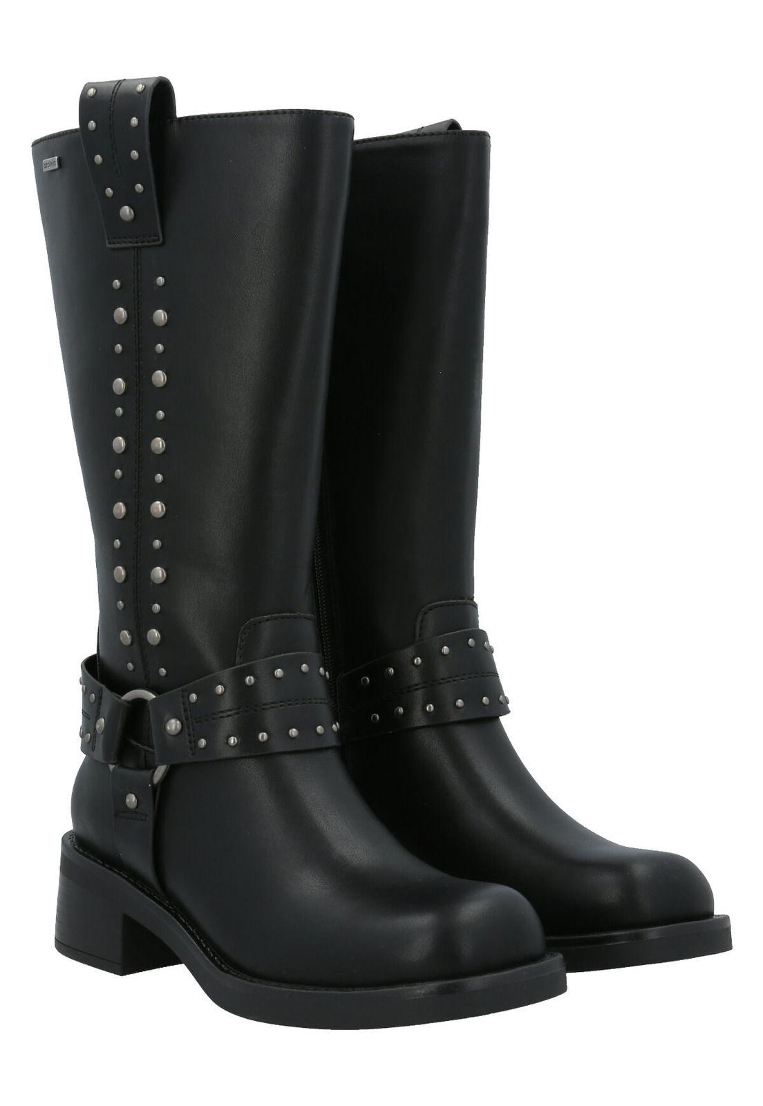 Bota Bastya Mujer Negro-7