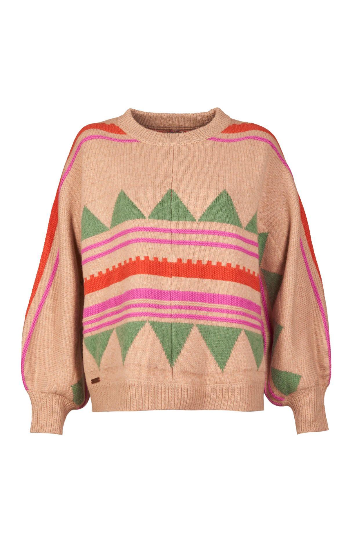 Sweater Lana Mujer Carmin Rosado-0