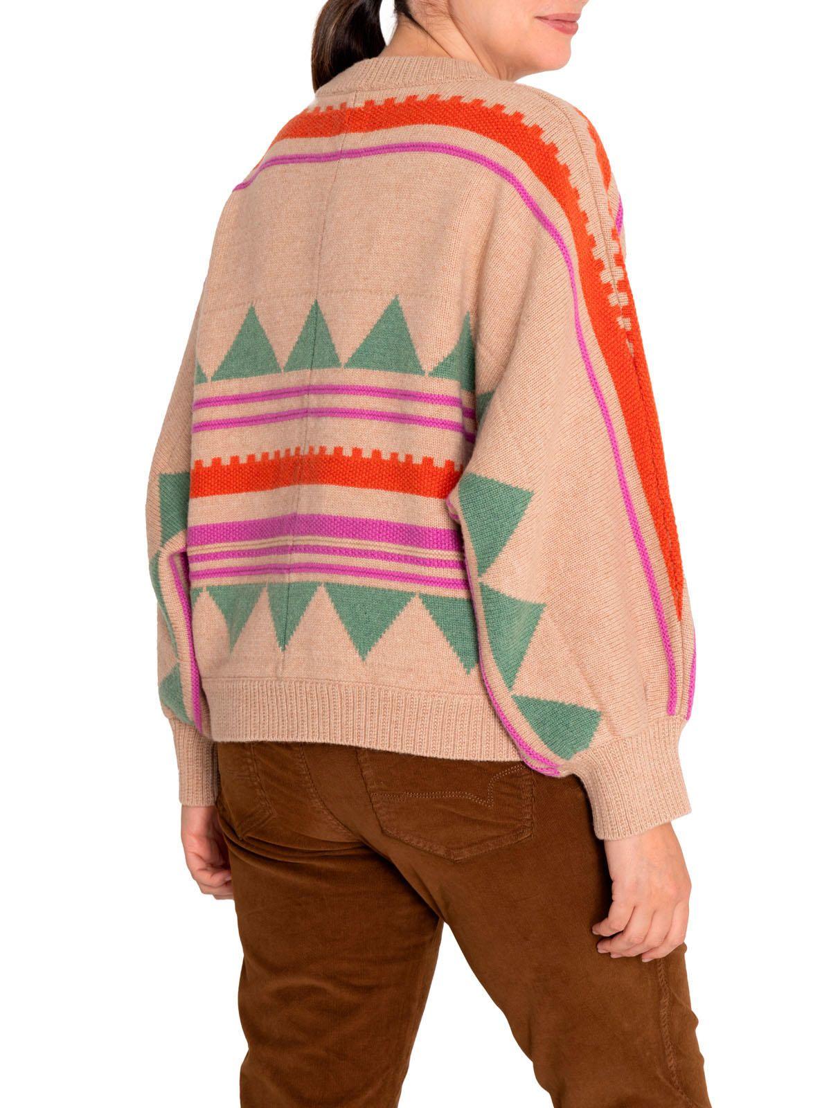 Sweater Lana Mujer Carmin Rosado-6