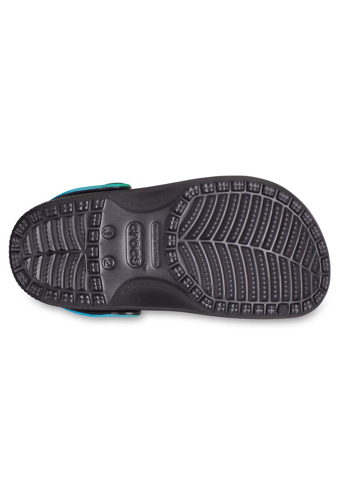 Zueco Crocs Niño Classic Clog K Minecraft Verde Oscuro-5