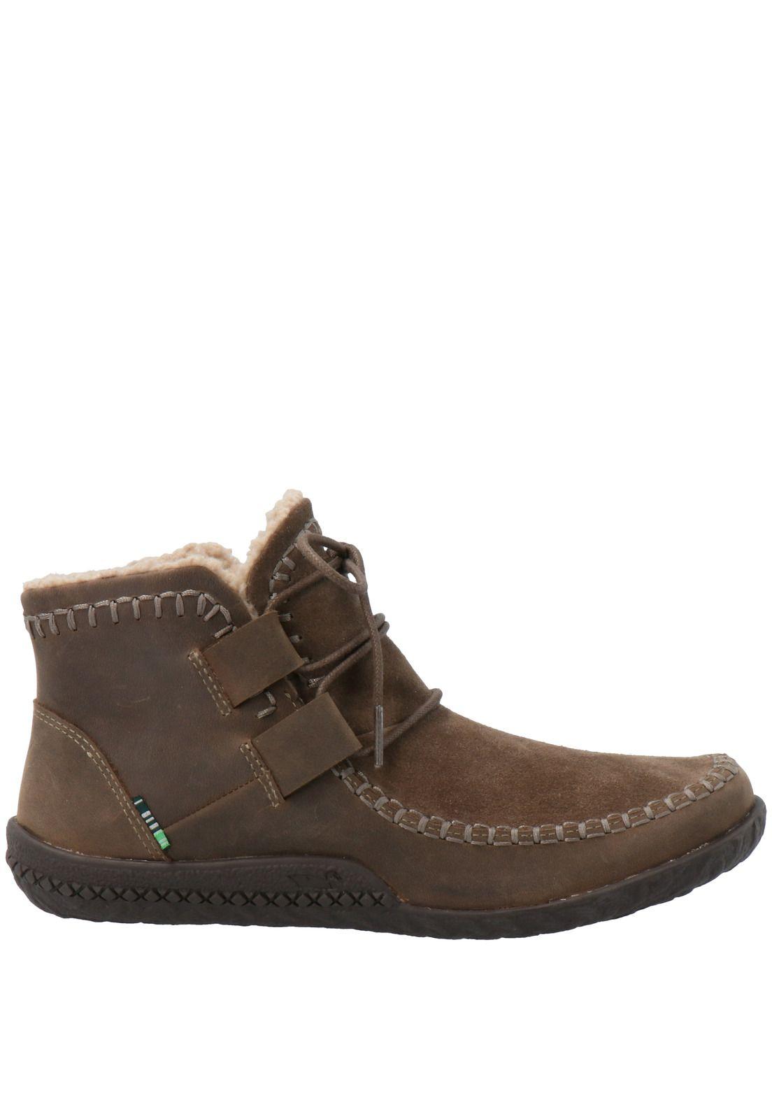 Botin Mujer Nilde Cuero Café-1
