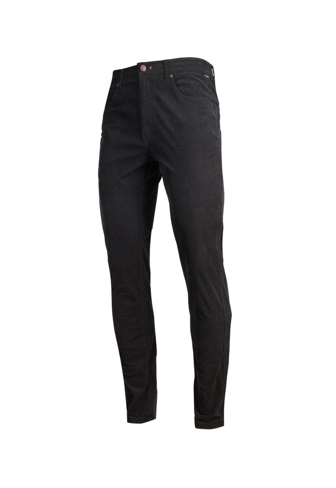 Pantalón Hombre Corduroy Negro-0