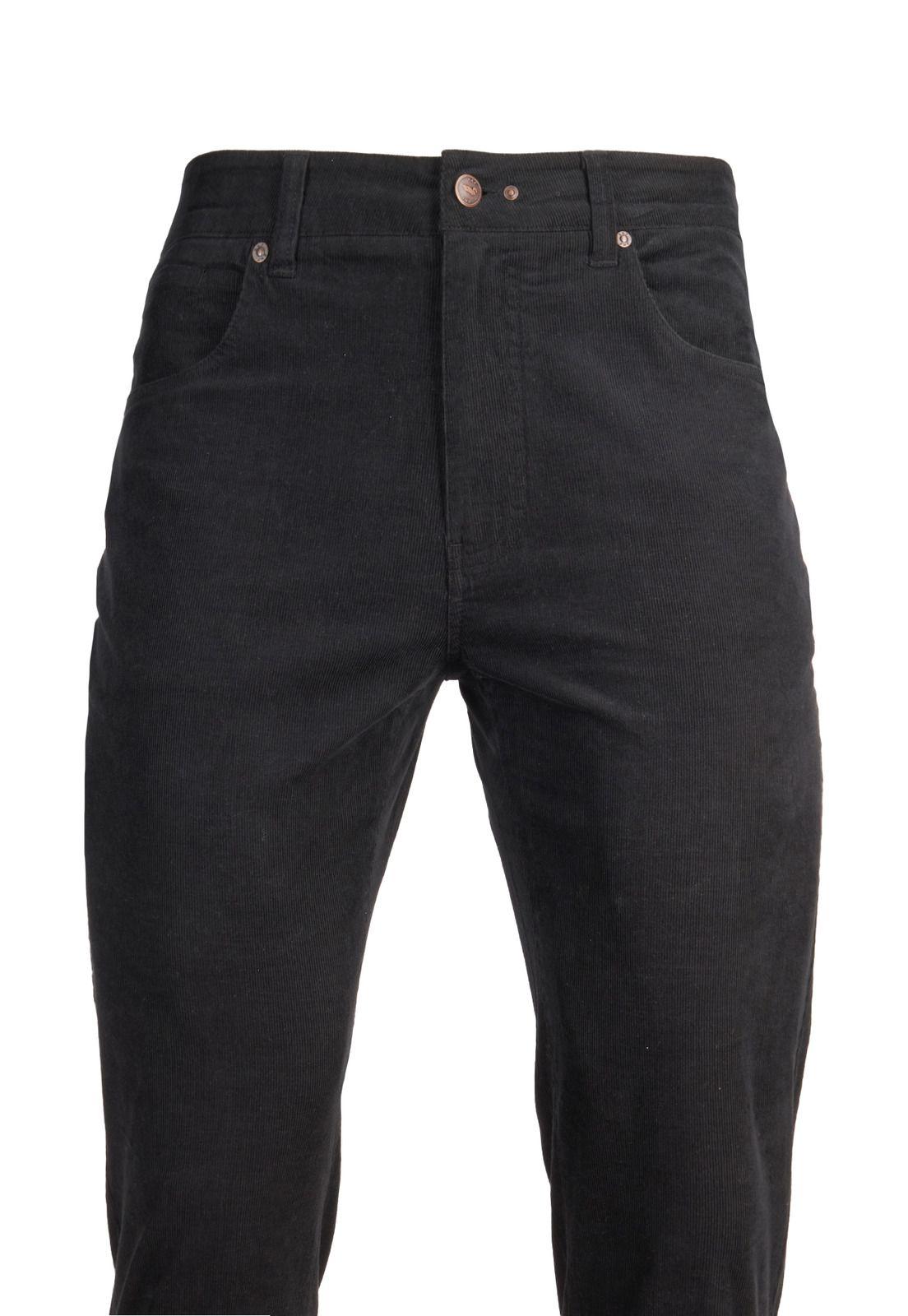 Pantalón Hombre Corduroy Negro-3