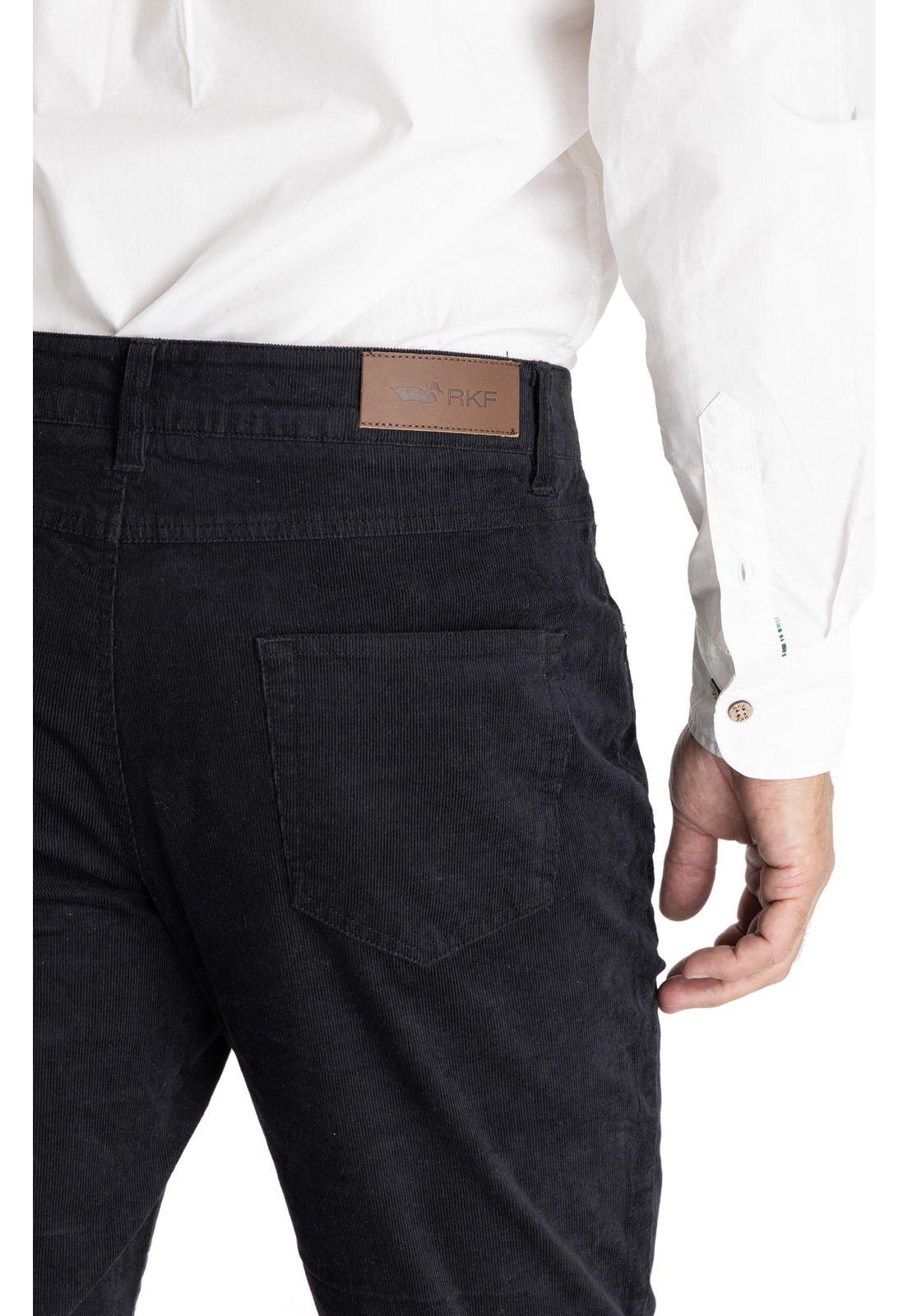 Pantalón Hombre Corduroy Negro-7