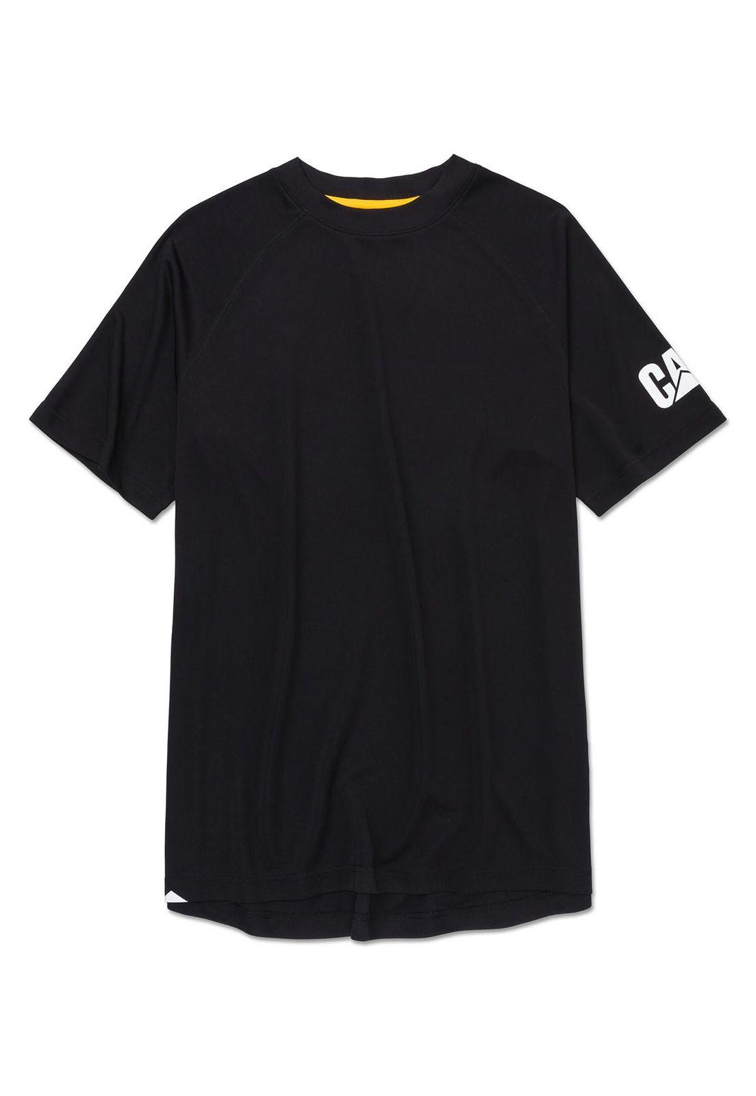 Polera M/Corta Lightweight Cooling Crw Hombre Negra-0