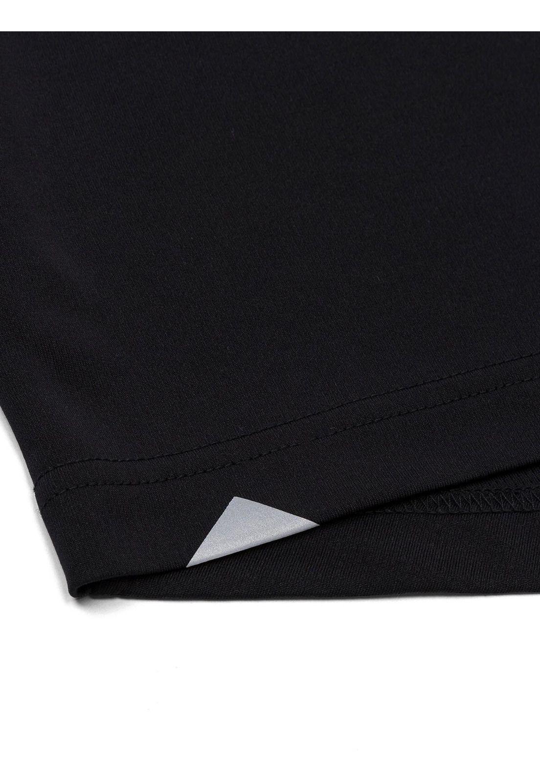 Polera M/Corta Lightweight Cooling Crw Hombre Negra-3