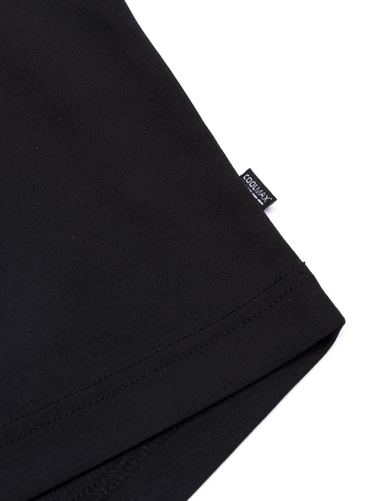 Polera M/Corta Lightweight Cooling Crw Hombre Negra-7