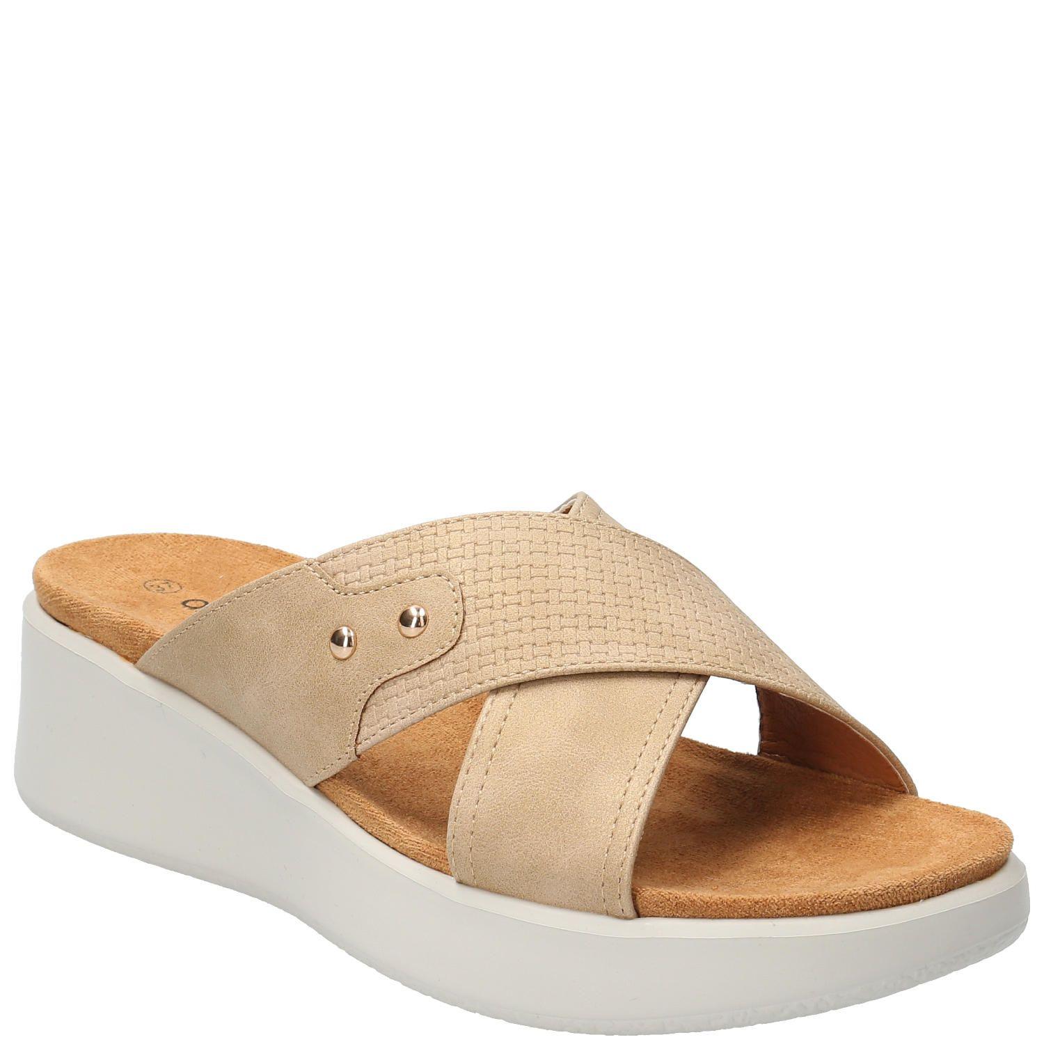 Sandalia Millisen Beige Mujer-0