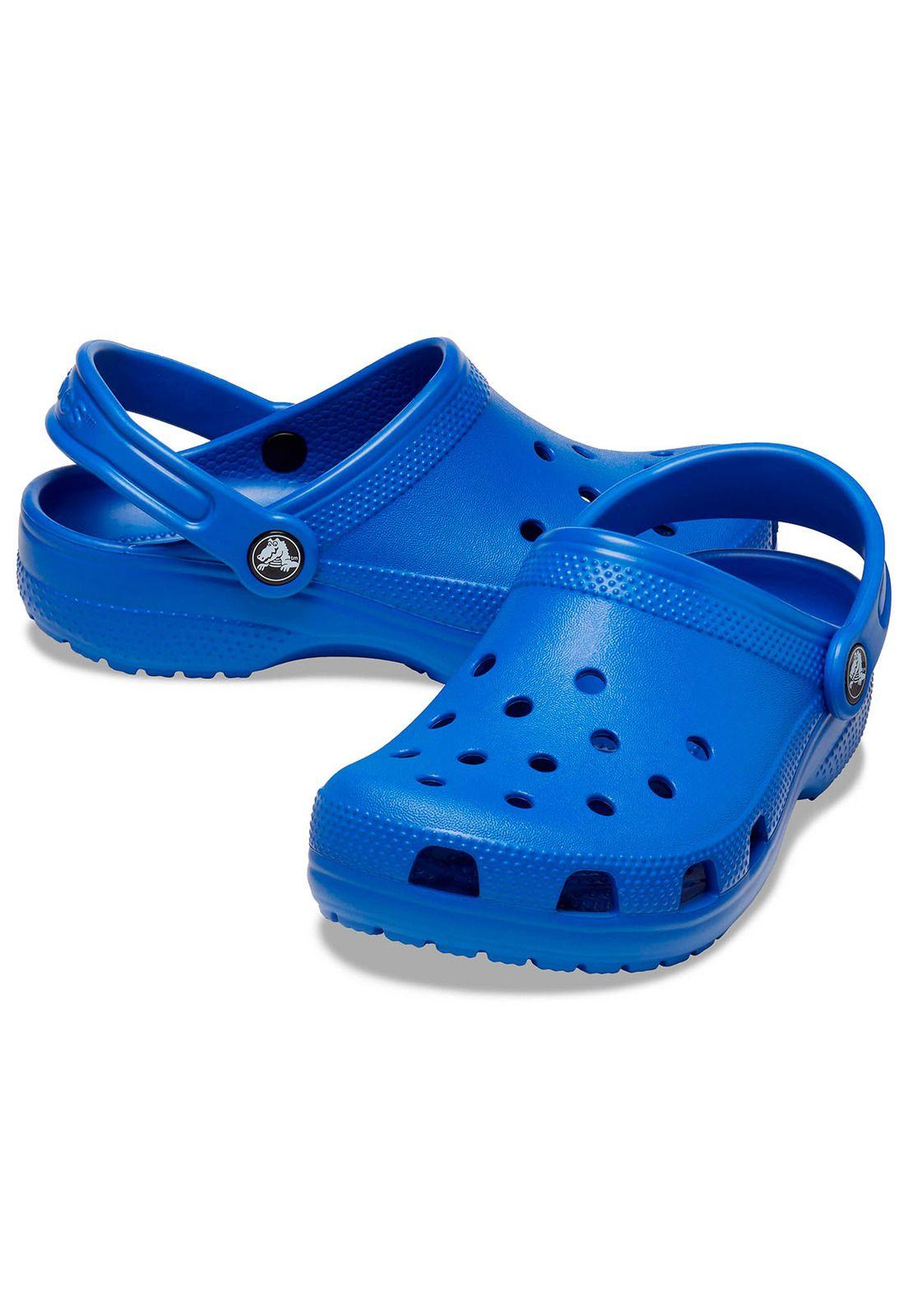 Zueco Crocs Niño Classic Clog K Azul-3