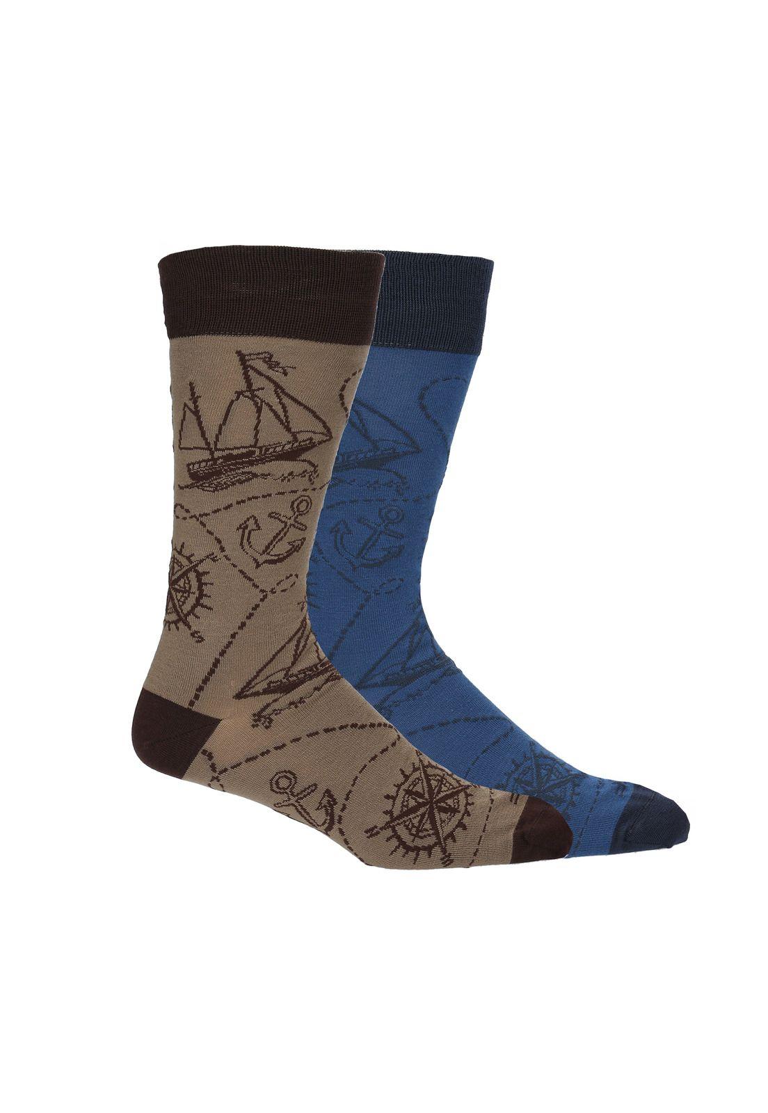 Calcetín Bambú Hombre Pack Sail Multicolor-0