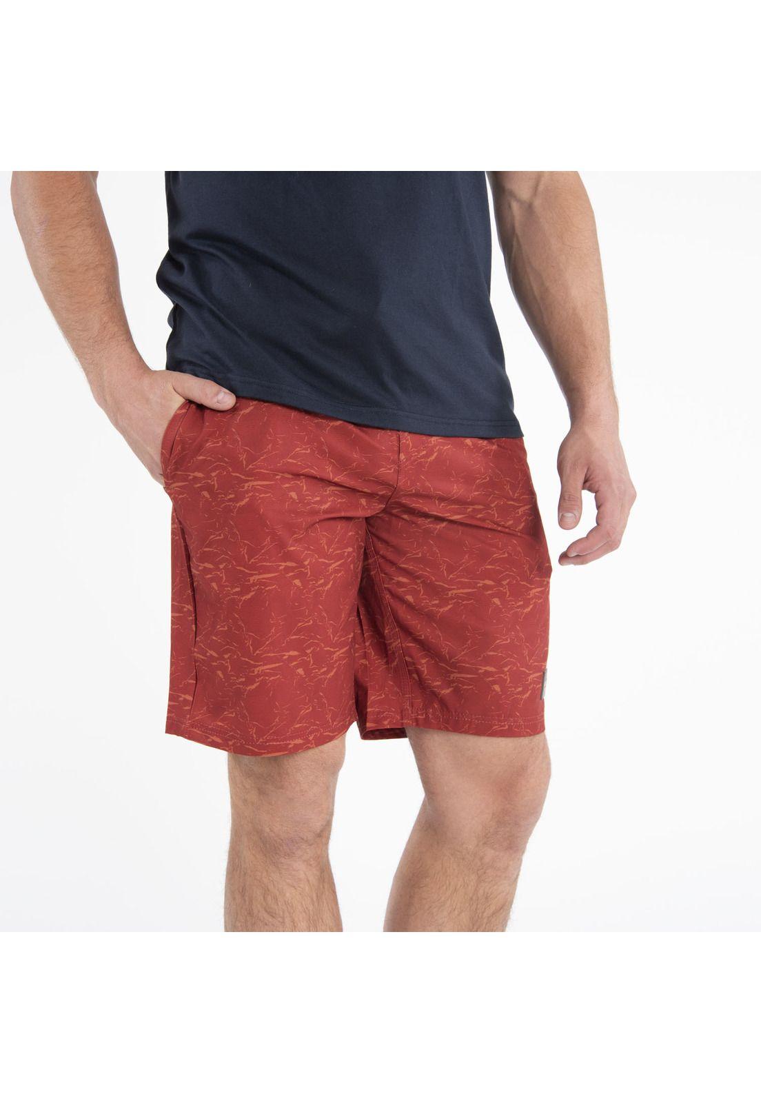 Traje De Baño Hombre Wave Boardshort Rojo-0