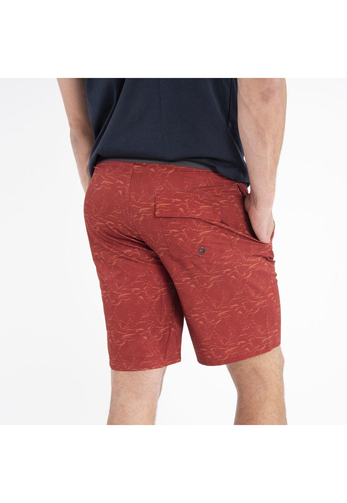 Traje De Baño Hombre Wave Boardshort Rojo-2