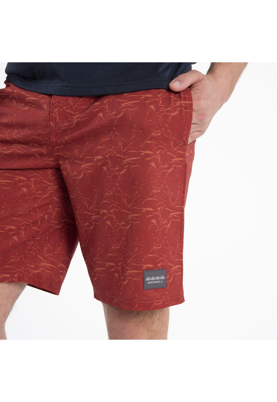 Traje De Baño Hombre Wave Boardshort Rojo-3