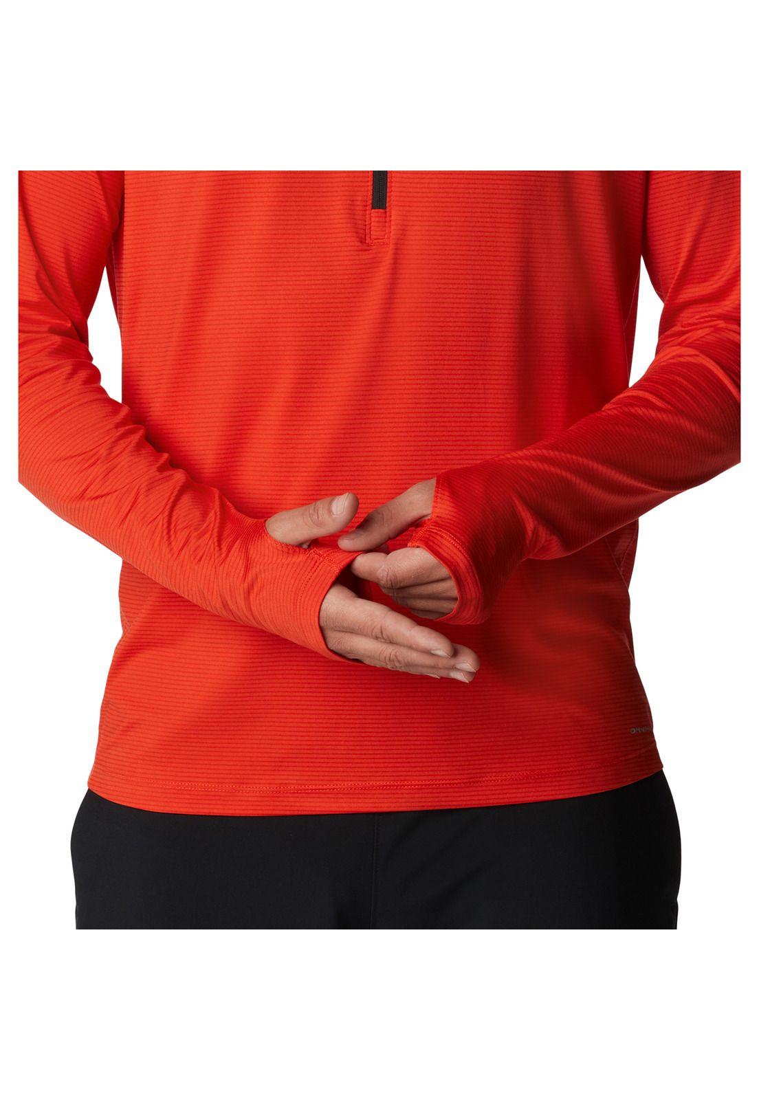 Polera M/L M Endless Trail 1/2 Rojo Hombre-3