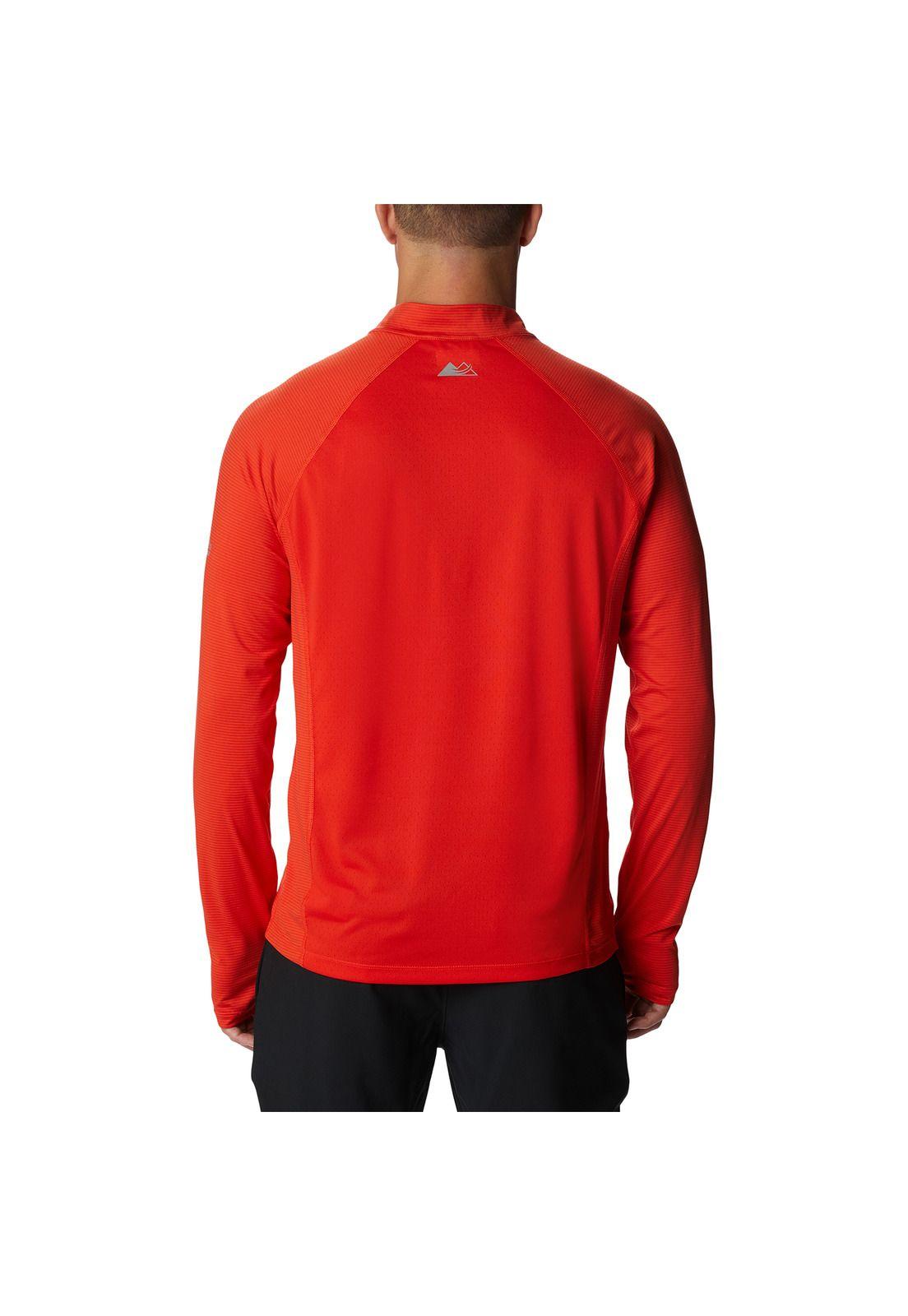 Polera M/L M Endless Trail 1/2 Rojo Hombre-5